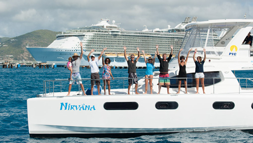 Private Yacht Charter SXM Catamaran Tours Cruise Ship