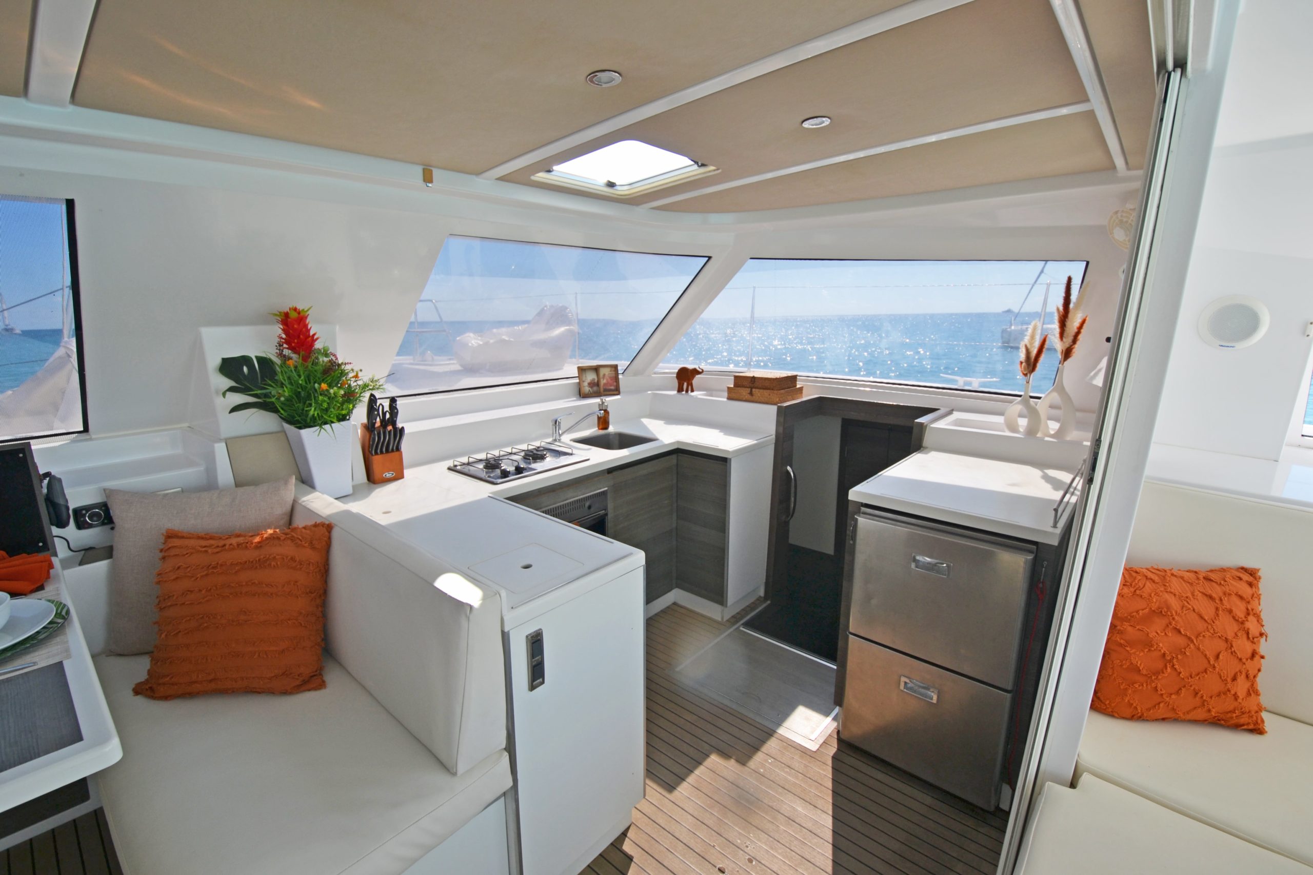 Be Happy Sail Catamaran Kitchen